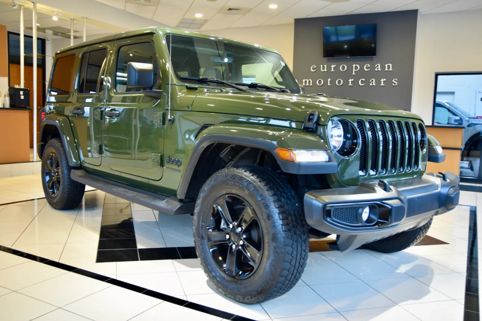 Green 2021 Jeep Wrangler Unlimited Sahara Altitude for sale in Middletown, CT