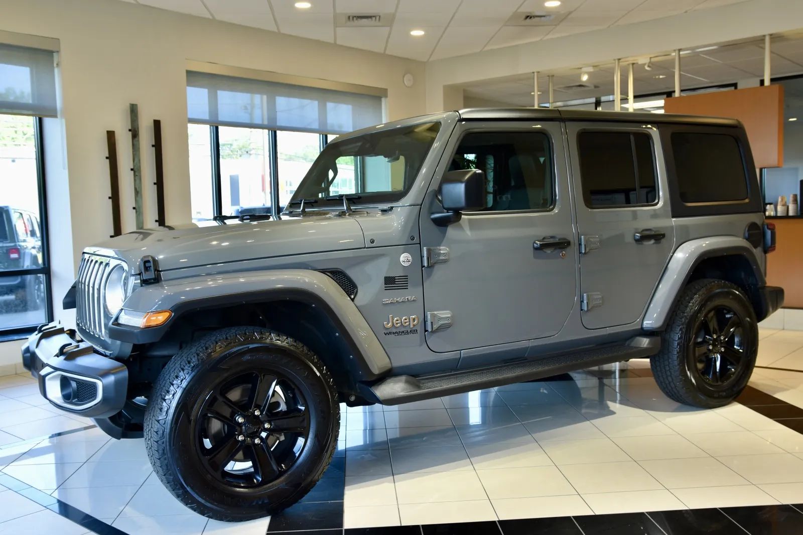 Another view of 2022 Jeep Wrangler Unlimited Sahara for sale in Middletown, CT at European Motorcars