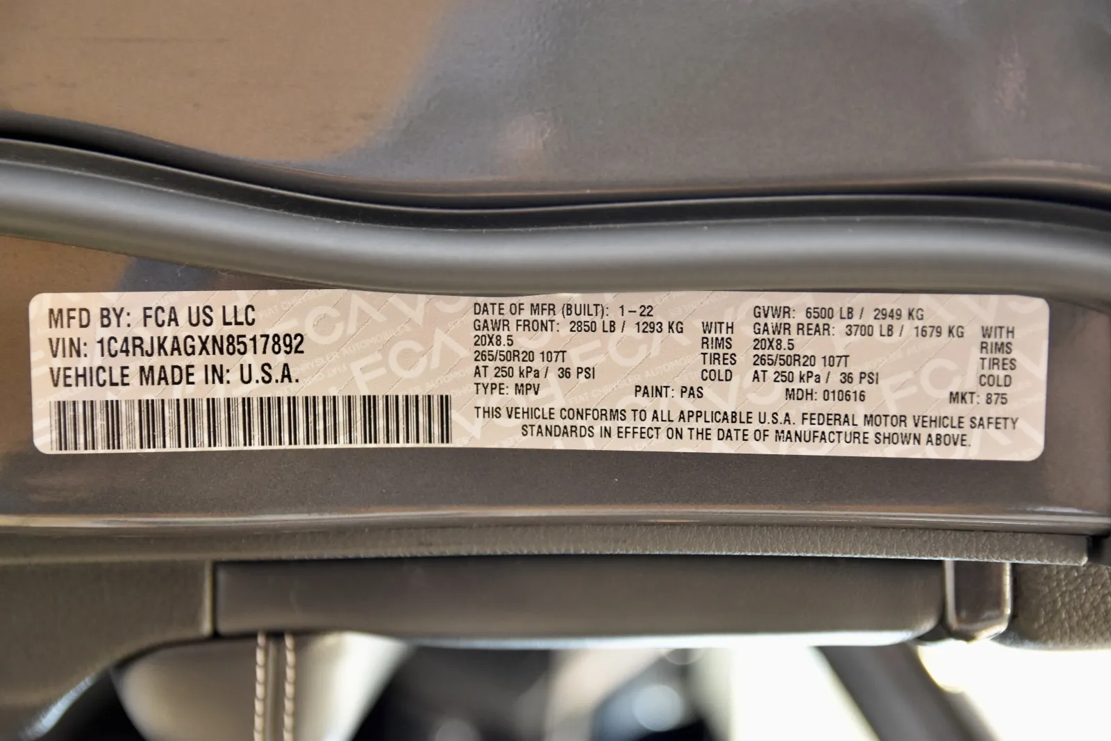 2022 Jeep Grand Cherokee Altitude photo 30