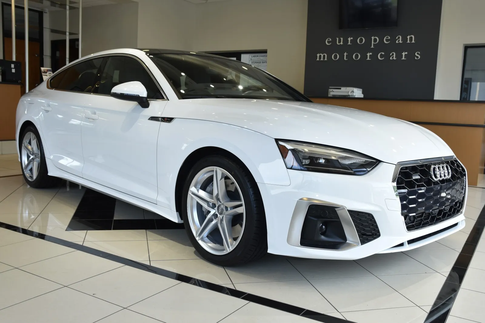 White 2021 Audi A5 Sportback quattro Premium 45 TFSI for sale in Middletown, CT