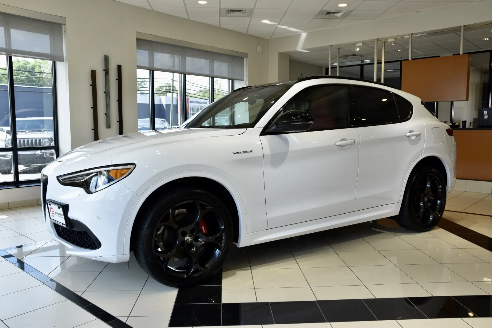 Another view of 2022 Alfa Romeo Stelvio Veloce for sale in Middletown, CT at European Motorcars