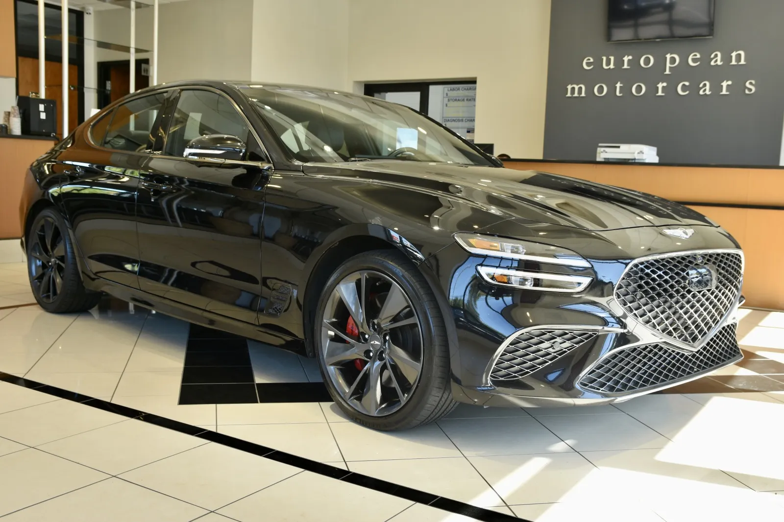 Black 2022 Genesis G70 3.3T Sport Prestige for sale in Middletown, CT