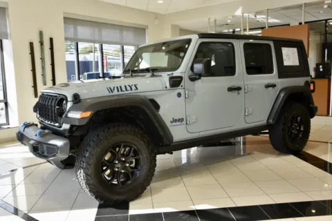 Another view of 2024 Jeep Wrangler Willys 4xe for sale in Middletown, CT at European Motorcars