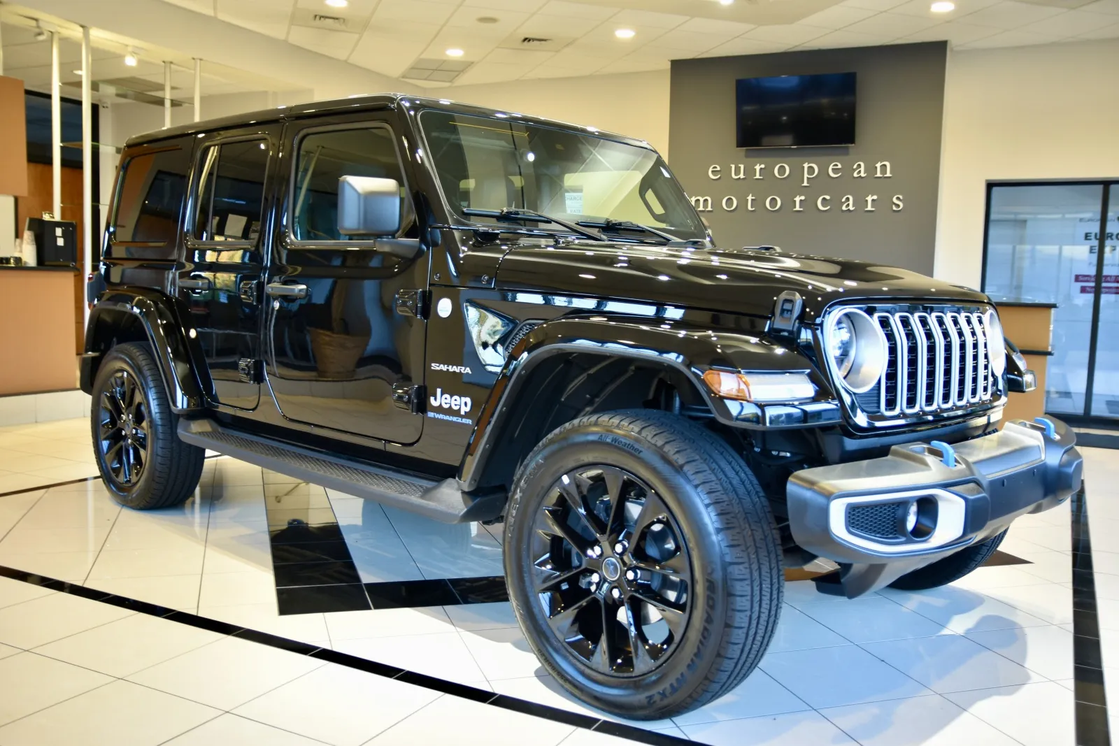 Black 2024 Jeep Wrangler Sahara 4xe for sale in Middletown, CT