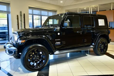 Another view of 2024 Jeep Wrangler Sahara 4xe for sale in Middletown, CT at European Motorcars