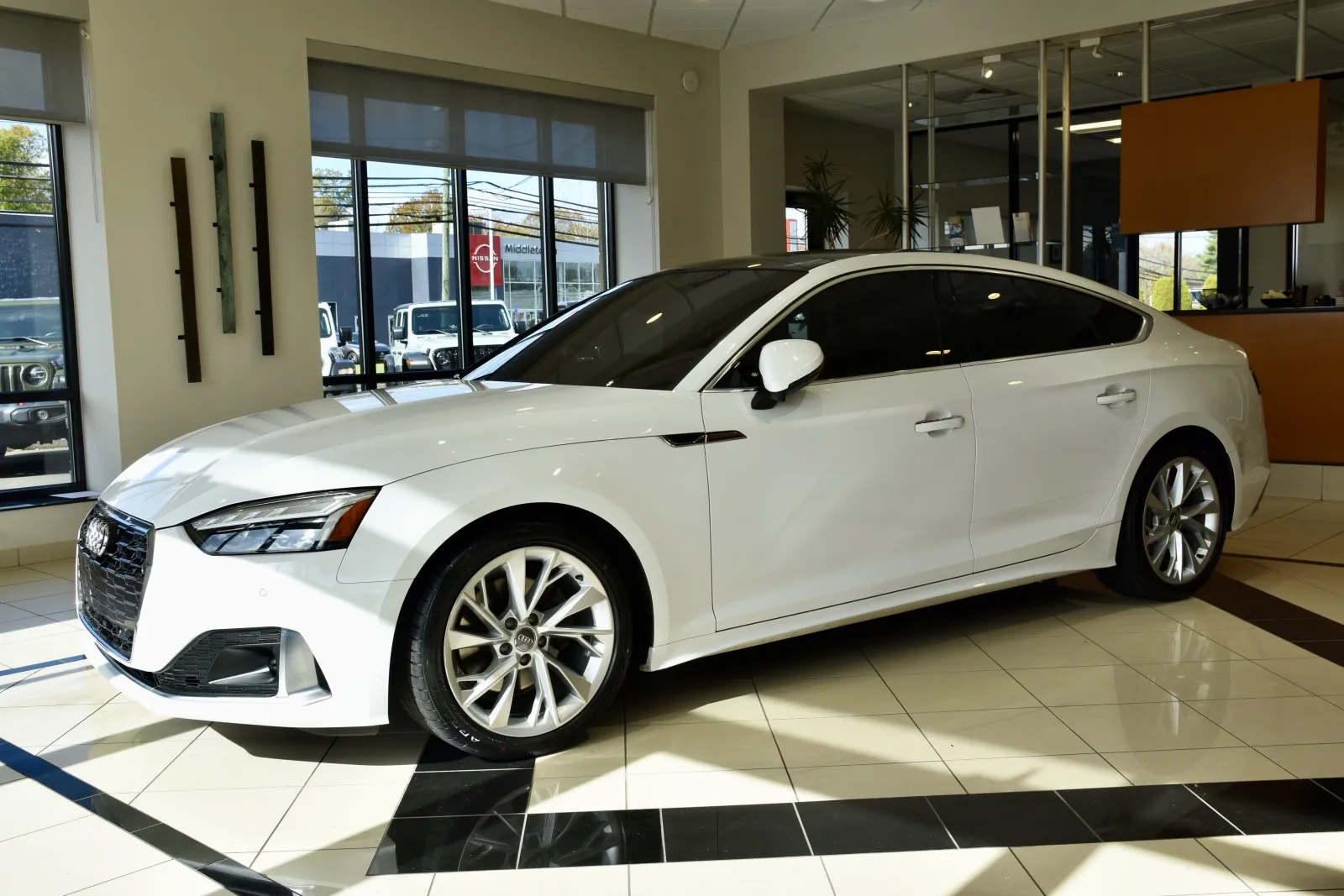 Another view of 2021 Audi A5 Sportback quattro Premium Plus 40 TFSI for sale in Middletown, CT at European Motorcars