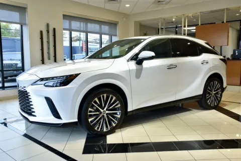 Another view of 2023 Lexus RX 350 Premium + for sale in Middletown, CT at European Motorcars