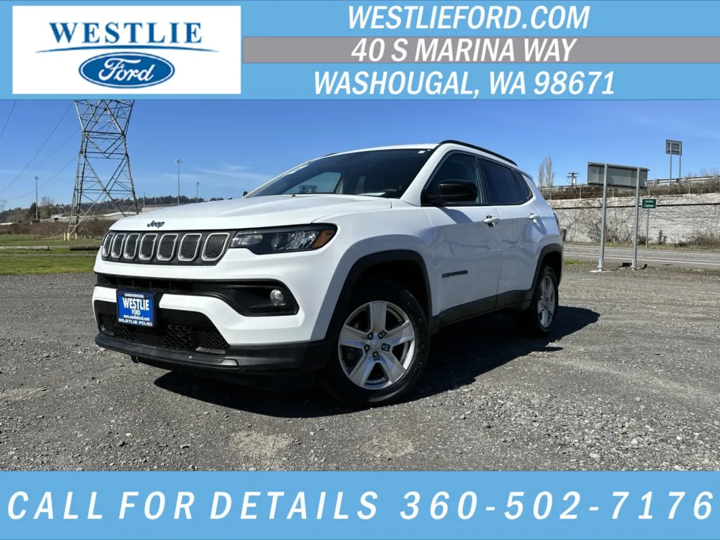 White 2022 Jeep Compass Latitude for sale in Washougal, WA