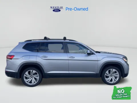 Silver 2022 Volkswagen Atlas 3.6L V6 SE w/Technology for sale in Washougal, WA