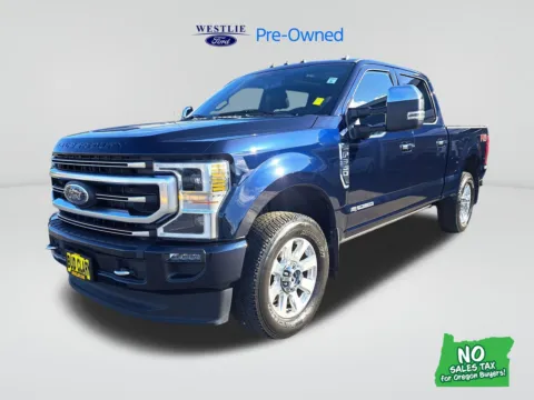 Blue 2022 Ford F-350SD Platinum for sale in Washougal, WA