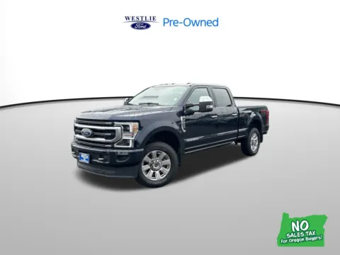 Blue 2022 Ford F-350SD Platinum for sale in Washougal, WA