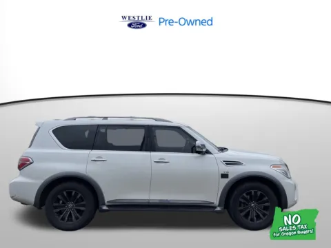 White 2017 Nissan Armada Platinum for sale in Washougal, WA