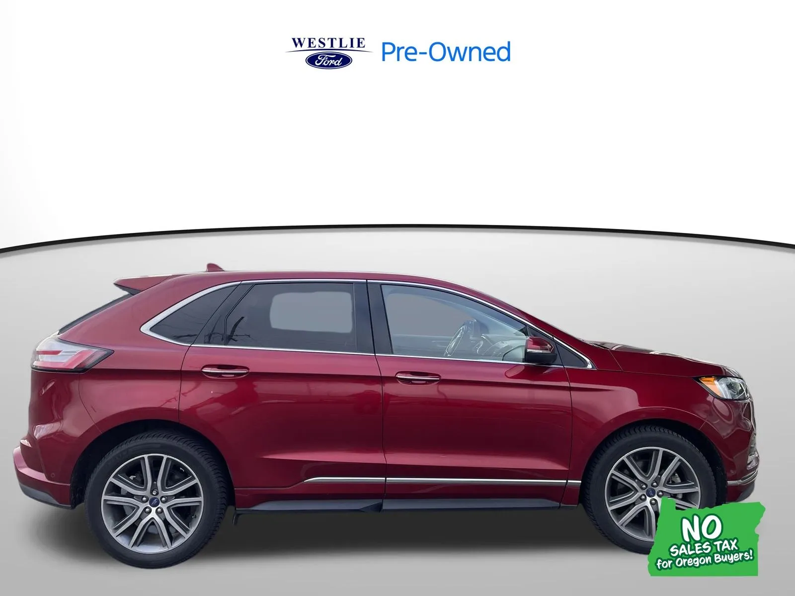 Red 2019 Ford Edge Titanium for sale in Washougal, WA