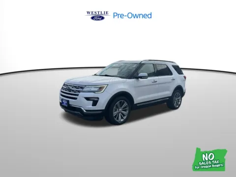 White 2018 Ford Explorer Limited for sale in Washougal, WA