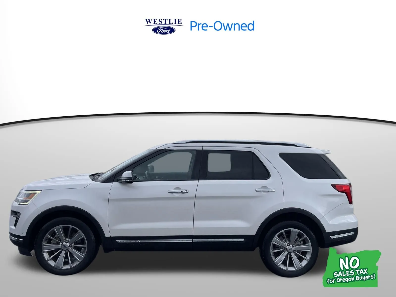 White 2018 Ford Explorer Limited for sale in Washougal, WA