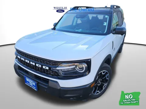 White 2025 Ford Bronco Sport Outer Banks for sale in Washougal, WA