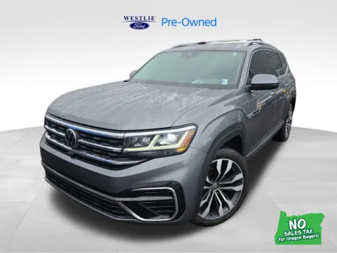Gray 2022 Volkswagen Atlas 3.6L V6 SEL Premium R-Line for sale in Washougal, WA