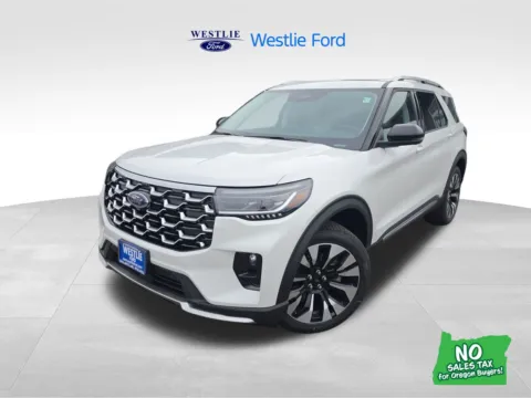 White 2026 Ford Explorer Platinum for sale in Washougal, WA