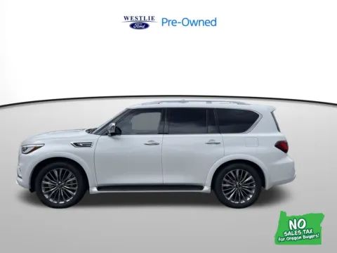 White 2021 INFINITI QX80 Sensory for sale in Washougal, WA