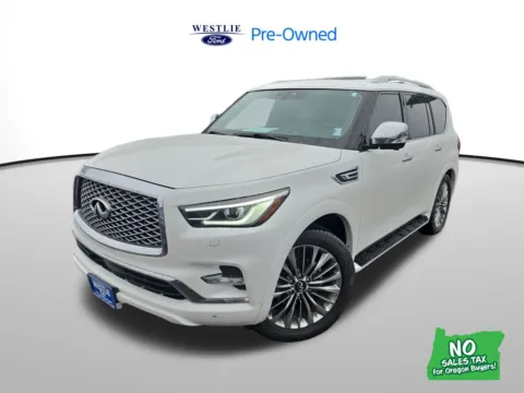 White 2021 INFINITI QX80 Sensory for sale in Washougal, WA