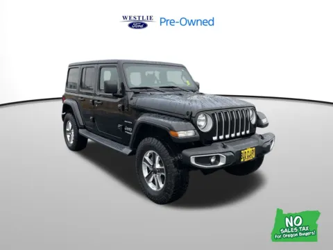Black 2020 Jeep Wrangler Unlimited Sahara for sale in Washougal, WA