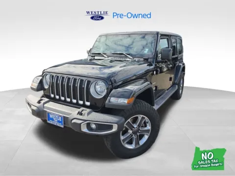 Black 2020 Jeep Wrangler Unlimited Sahara for sale in Washougal, WA