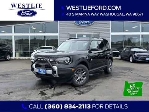 Black 2025 Ford Bronco Sport Big Bend for sale in Washougal, WA