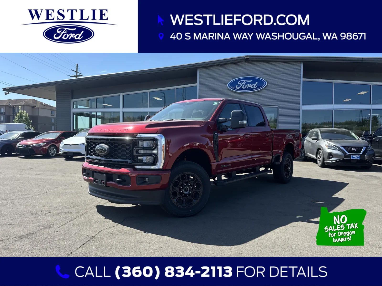 Red 2025 Ford Super Duty F-350 SRW XLT for sale in Washougal, WA