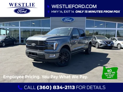 Gray 2025 Ford F-150 Platinum for sale in Washougal, WA