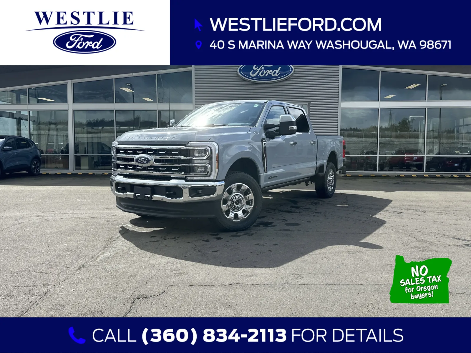 Gray 2025 Ford Super Duty F-250 SRW LARIAT for sale in Washougal, WA