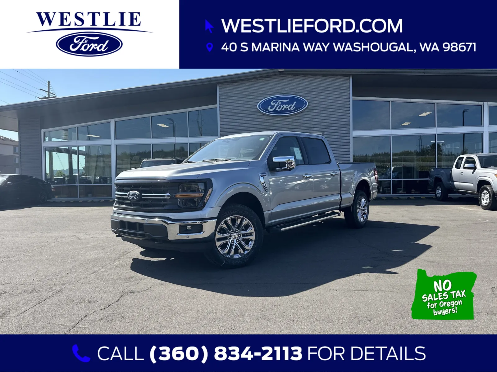 Silver 2025 Ford F-150 XLT for sale in Washougal, WA