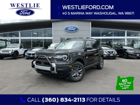 Black 2025 Ford Bronco Sport Big Bend for sale in Washougal, WA