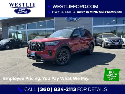Red 2025 Ford Explorer ST-Line for sale in Washougal, WA