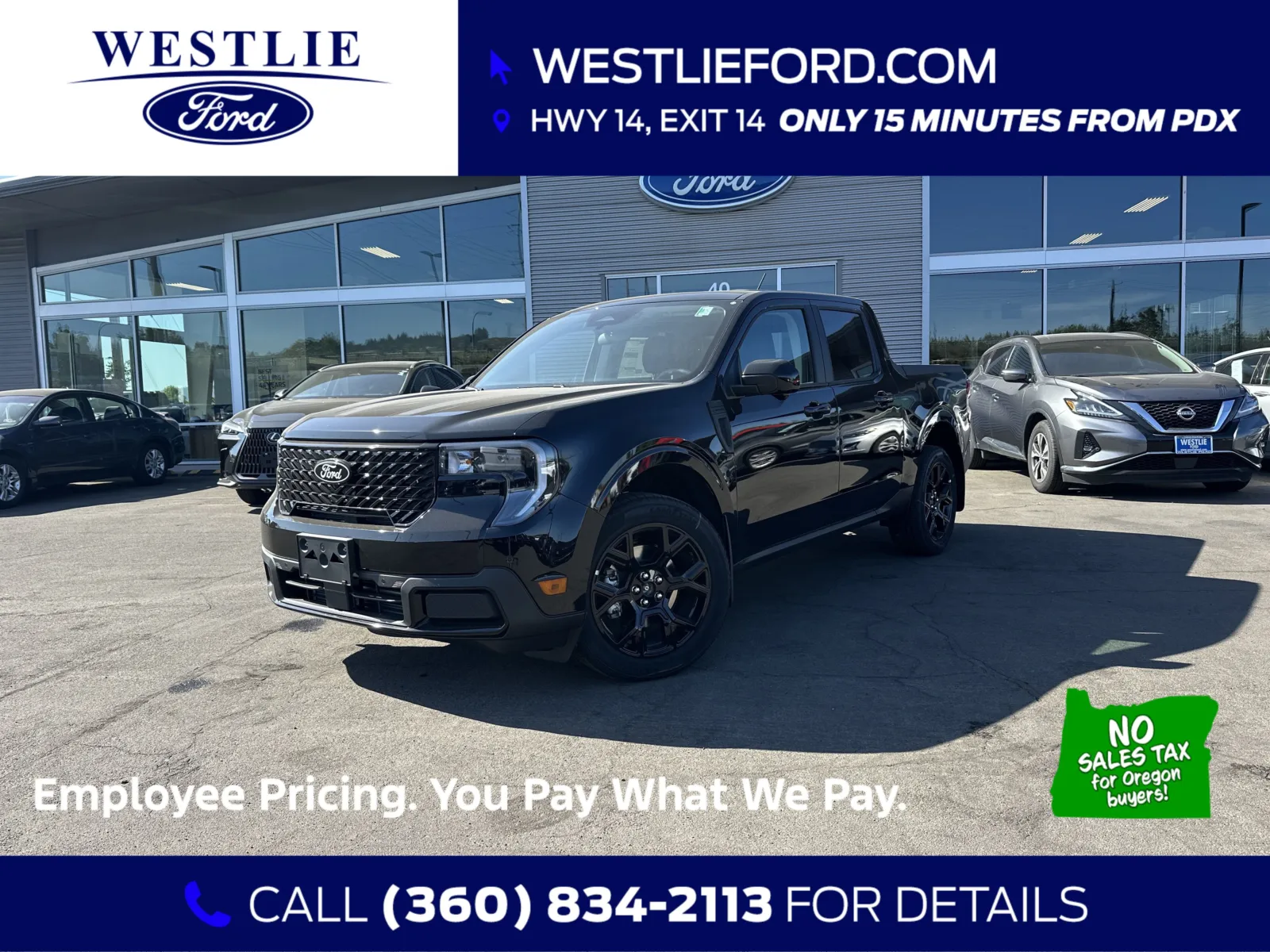 Black 2025 Ford Maverick LARIAT for sale in Washougal, WA