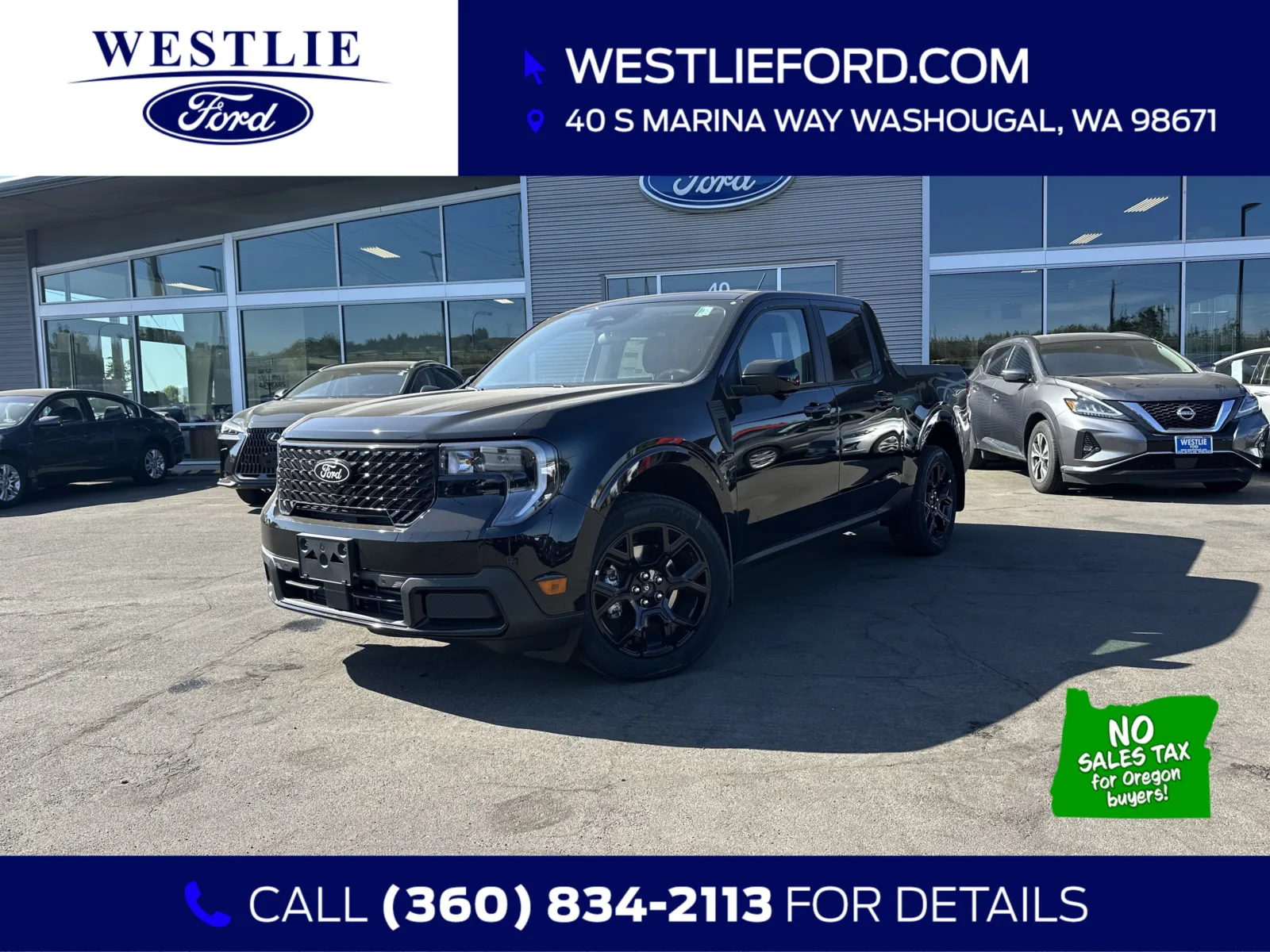 Black 2025 Ford Maverick LARIAT for sale in Washougal, WA