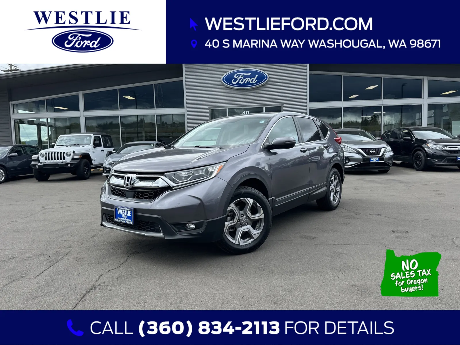 Beige 2019 Honda CR-V EX-L for sale in Washougal, WA