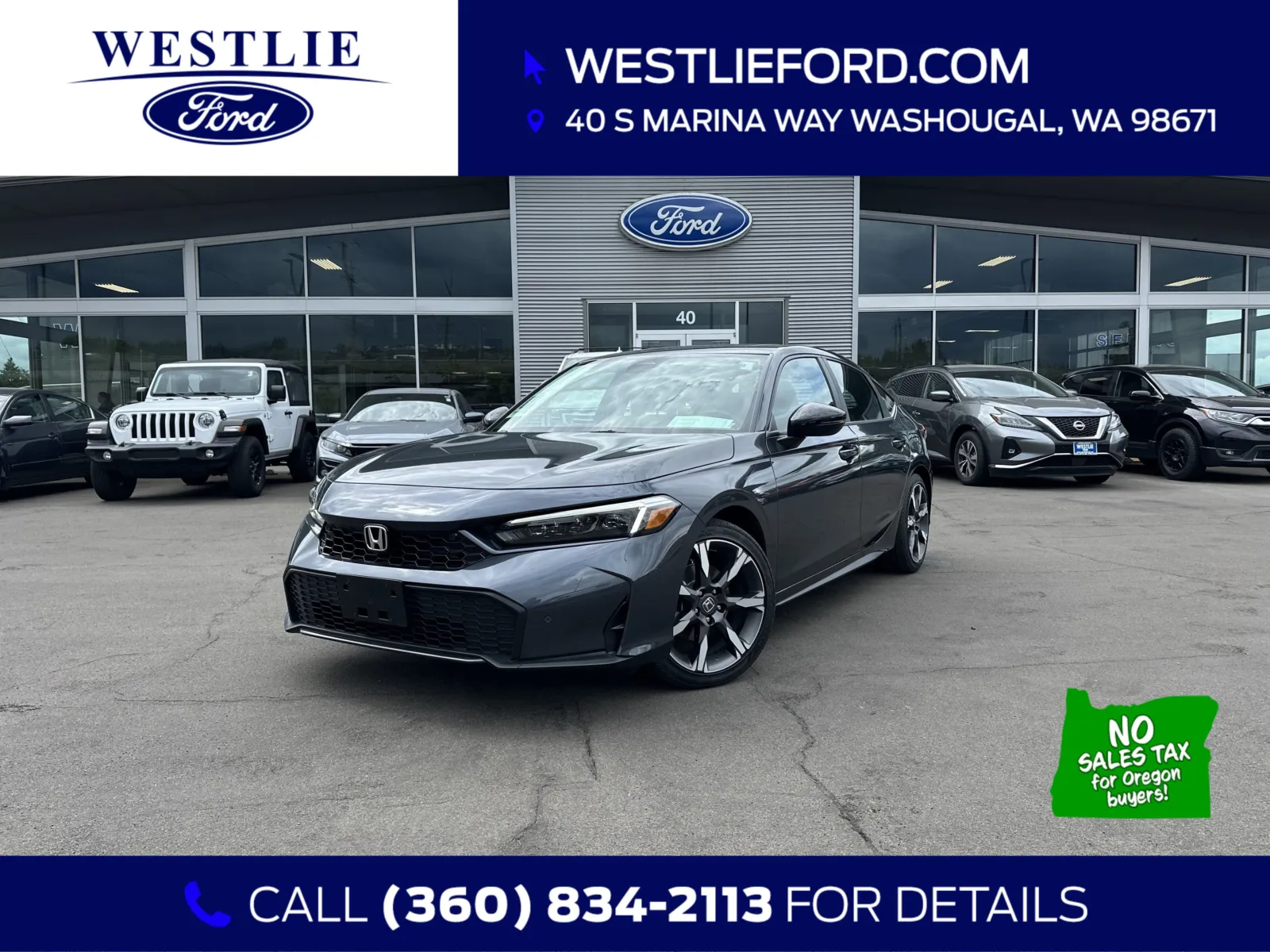 2025 Honda Civic Hatchback Hybrid Sport Touring for sale in Washougal, WA