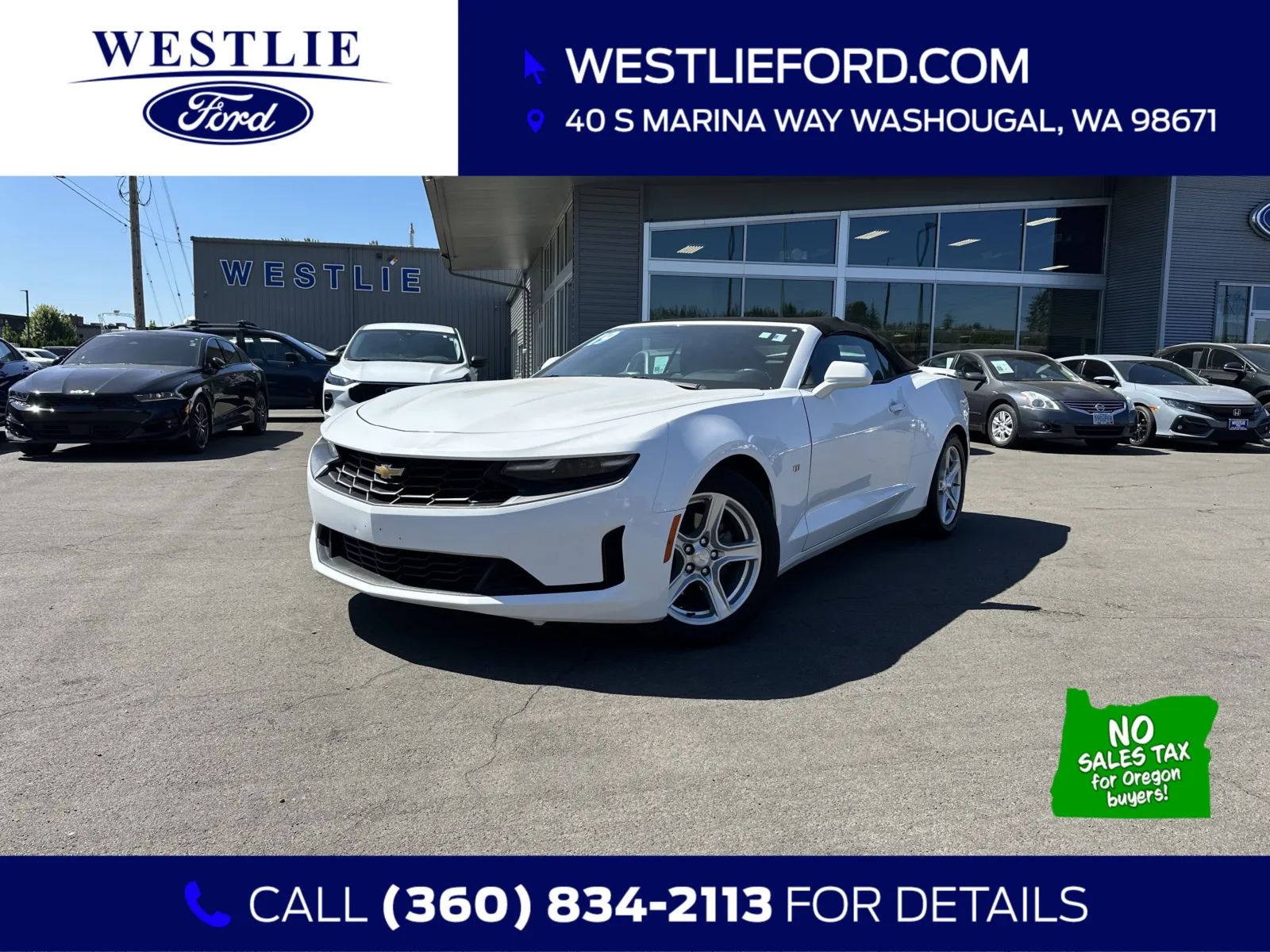 2019 Chevrolet Camaro 1LT for sale in Washougal, WA