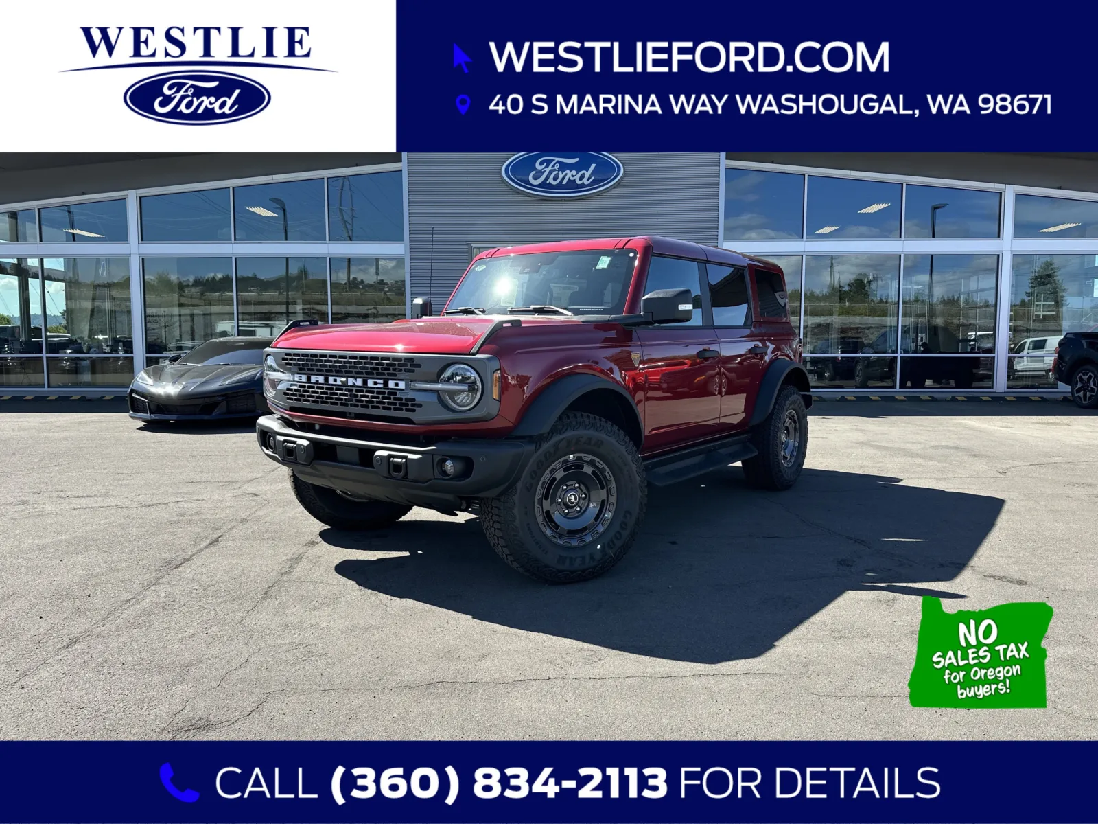 Red 2025 Ford Bronco Badlands for sale in Washougal, WA