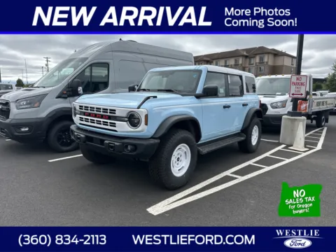Blue 2025 Ford Bronco Heritage Edition for sale in Washougal, WA