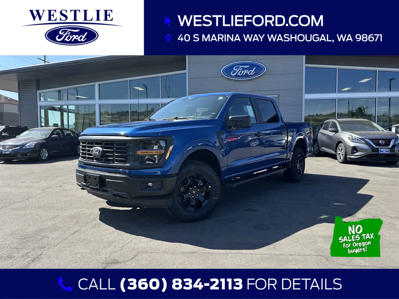 Blue 2025 Ford F-150 STX for sale in Washougal, WA