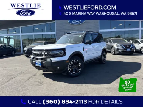 White 2025 Ford Bronco Sport Outer Banks for sale in Washougal, WA