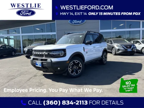 White 2025 Ford Bronco Sport Outer Banks for sale in Washougal, WA