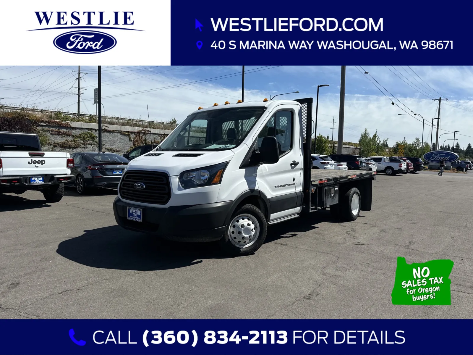 White 2019 Ford Transit Chassis 350 HD for sale in Washougal, WA