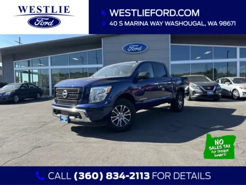 Blue 2021 Nissan Titan SV for sale in Washougal, WA