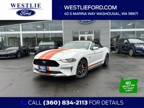 White 2019 Ford Mustang GT Premium for sale in Washougal, WA