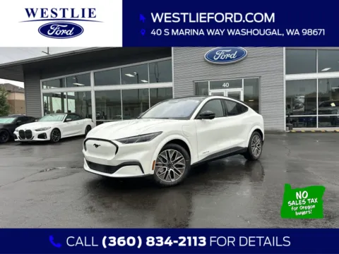 White 2025 Ford Mustang Mach-E Premium for sale in Washougal, WA