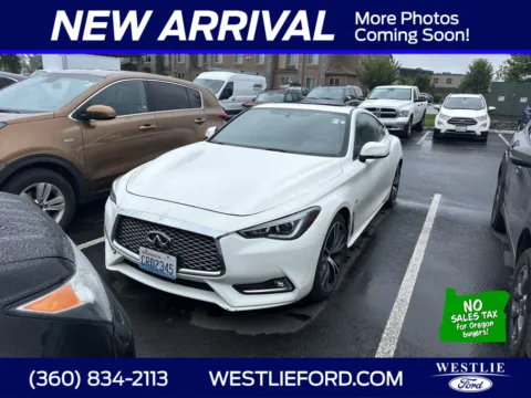White 2018 INFINITI Q60 3.0t LUXE for sale in Washougal, WA
