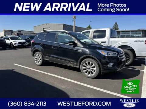 Black 2017 Ford Escape Titanium for sale in Washougal, WA