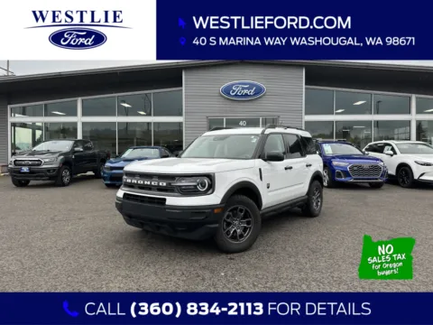 White 2022 Ford Bronco Sport Big Bend for sale in Washougal, WA